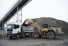 Testing of New Scania XT construction truck