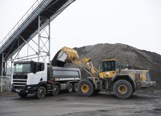 Testing of New Scania XT construction truck