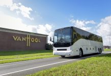 American Market meets with Van Hool %100 Electric Coach, CP45E