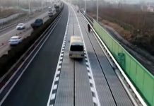 China solar powered highway is opening